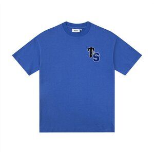 Trapstar Blue Short Sleeved Shirt With Ts Logo